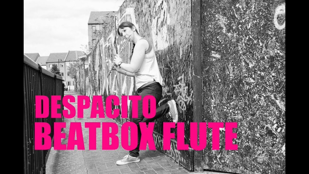 JQflute's tweet photo. So thrilled with @ClaireHoldich's version of Despacito | Luis Fonsi | Beatbox Flute Cover https://t.co/9iJzVAkgHN #flutebeatboxing https://t.co/8HgFIaDNCV