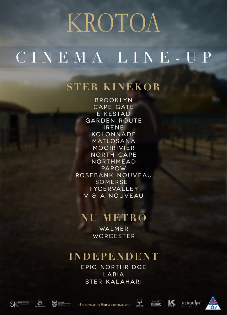 <a href="/KrotoaMovie/">Krotoa Film</a> in Cinemas this weekend.  <a href="/StarburstPromo/">Starburst Promotions</a> <a href="/sterkinekor/">Ster-Kinekor</a>