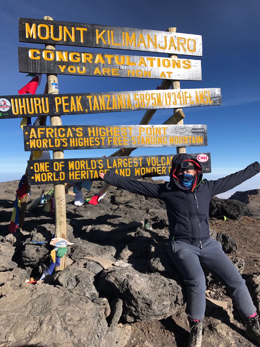 We would like to congratulate our colleague gema who has safely made it up and down Kilimanjaro! #charity#actionagainsthunger