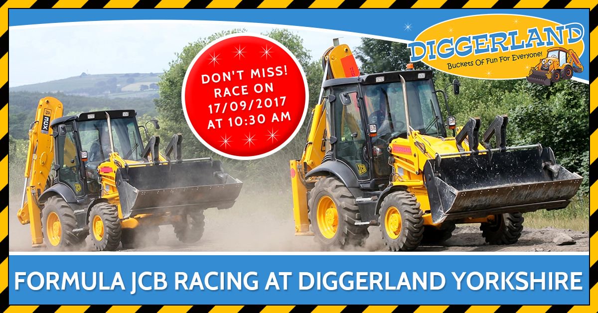 Diggerland_UK's tweet photo. Take control of the world renowned #JCB 3CX in an adrenaline fuelled race! Book your place today: https://t.co/EpnHTIzlN4 @DayOutYorkshire https://t.co/6P0yxpQFMX