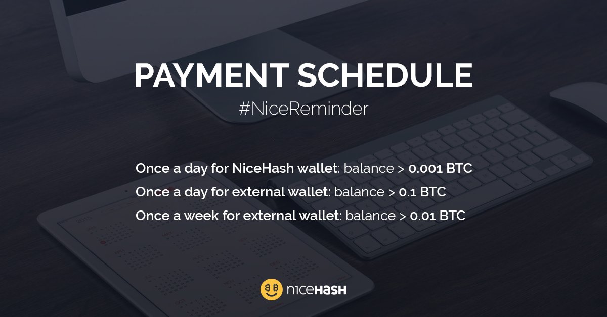 NiceHashMining's tweet photo. #NiceReminder for all our newcomers (sellers) ๐๐
#payment #bitcoin #altcoin #crypto #cryptocurrency #money #earnings #BTC #mining https://t.co/cO9ceC3sZa