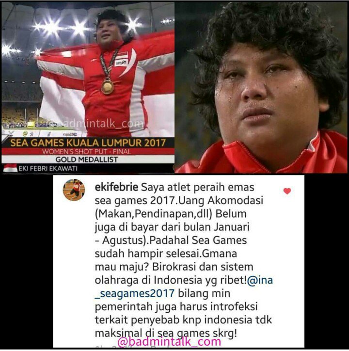 Darma_Gun's tweet photo. Kalo ada yg nanya kenapa kita jeblok di SEA Games kali ini... https://t.co/zQsPswXJOC
