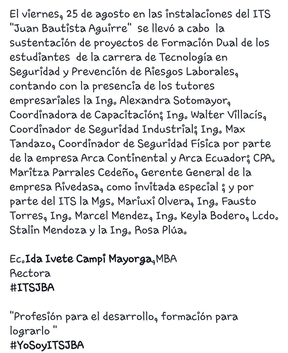 TecnologicoJBA's tweet photo. #SustentacióndeProyectos #TSPRL #ITSJBA #YoSoyITSJBA @ida_campi @marlenesolissi1 https://t.co/wqLTT1jvWH