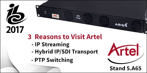 Artel_Video's tweet photo. Artel acquires ARG ARQ IP streaming technology. https://t.co/69h7L9R8HQ  See Artels new IP solutions at #IBCshow stand 5.A65. #IPstreaming https://t.co/ldXzx9NWZM
