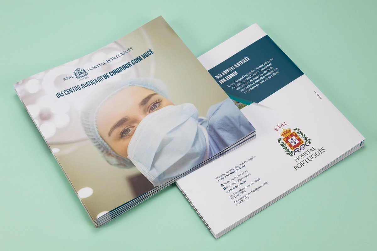 Facform's tweet photo. Imprimimos um folder para o Real Hospital Português.
#realhospitalportugues #saude #hospital #folder #impressao #grafica #recife #facform https://t.co/ETYR5X3mgV