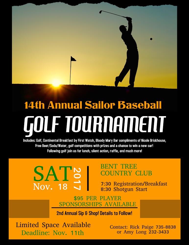 Join us for the 14th Annual Sarasota High Baseball Golf Tournament!