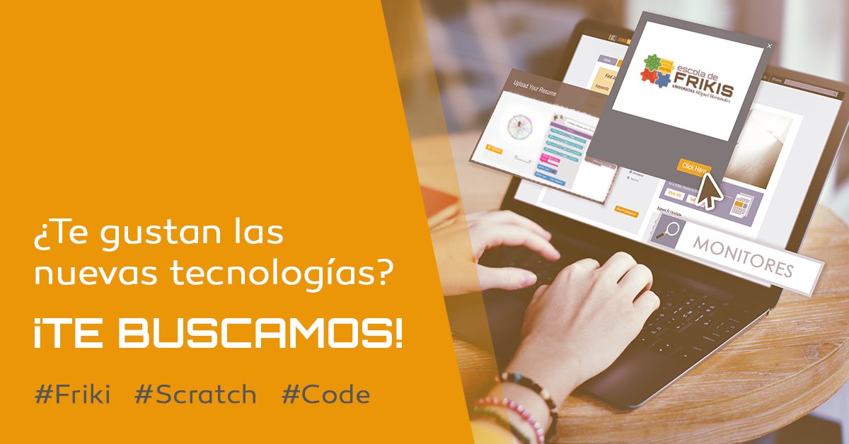 ¡Hazte monitor #friki! Podrás enseñar a los más pequeños a programar y a utilizar las nuevas tecnologías lnkd.in/dPwcbrV