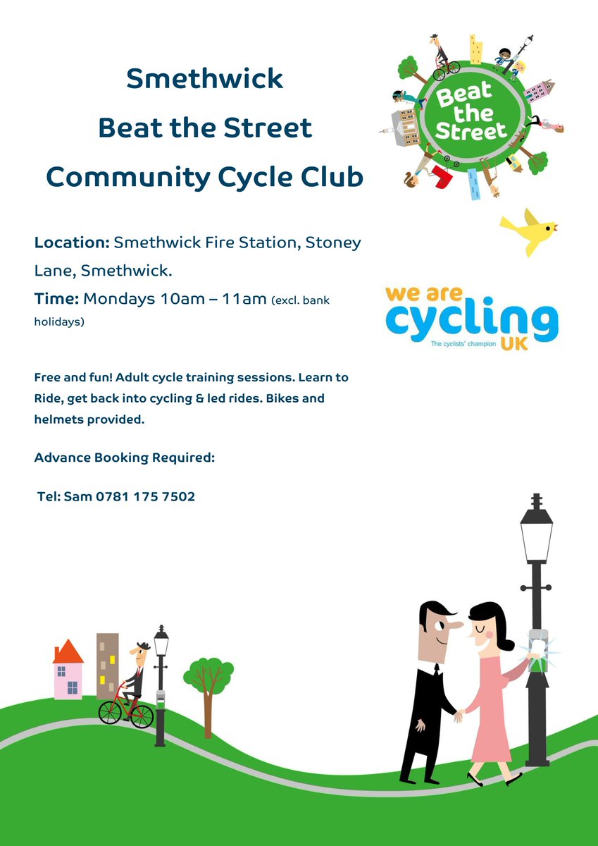 btssandwell's tweet photo. @btssandwell Learn to Ride sessions have now started at Smethwick Fire Station, contact Sam for further details, places limited! https://t.co/Ej6rb2saMW