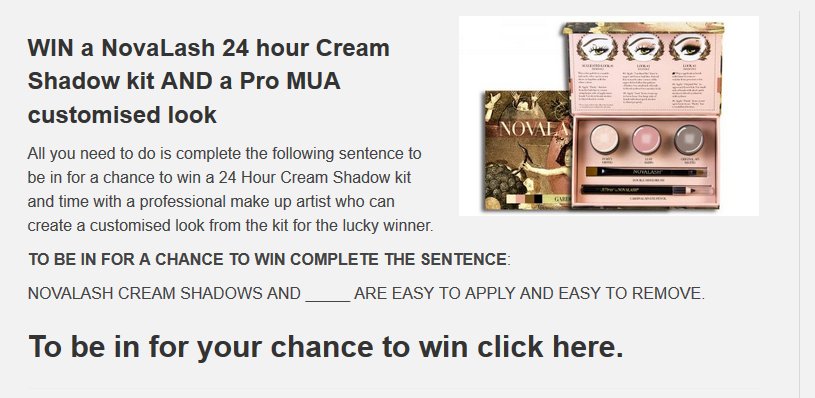 NovaLashLondon's tweet photo. Enter our #Competition with @olympiabeauty &amp; @makeupbyLouiseC. ENDS TONIGHT AT 12AM. https://t.co/D3K3gYulas #olympiabeauty #novalash https://t.co/QLQ5zDXGqo