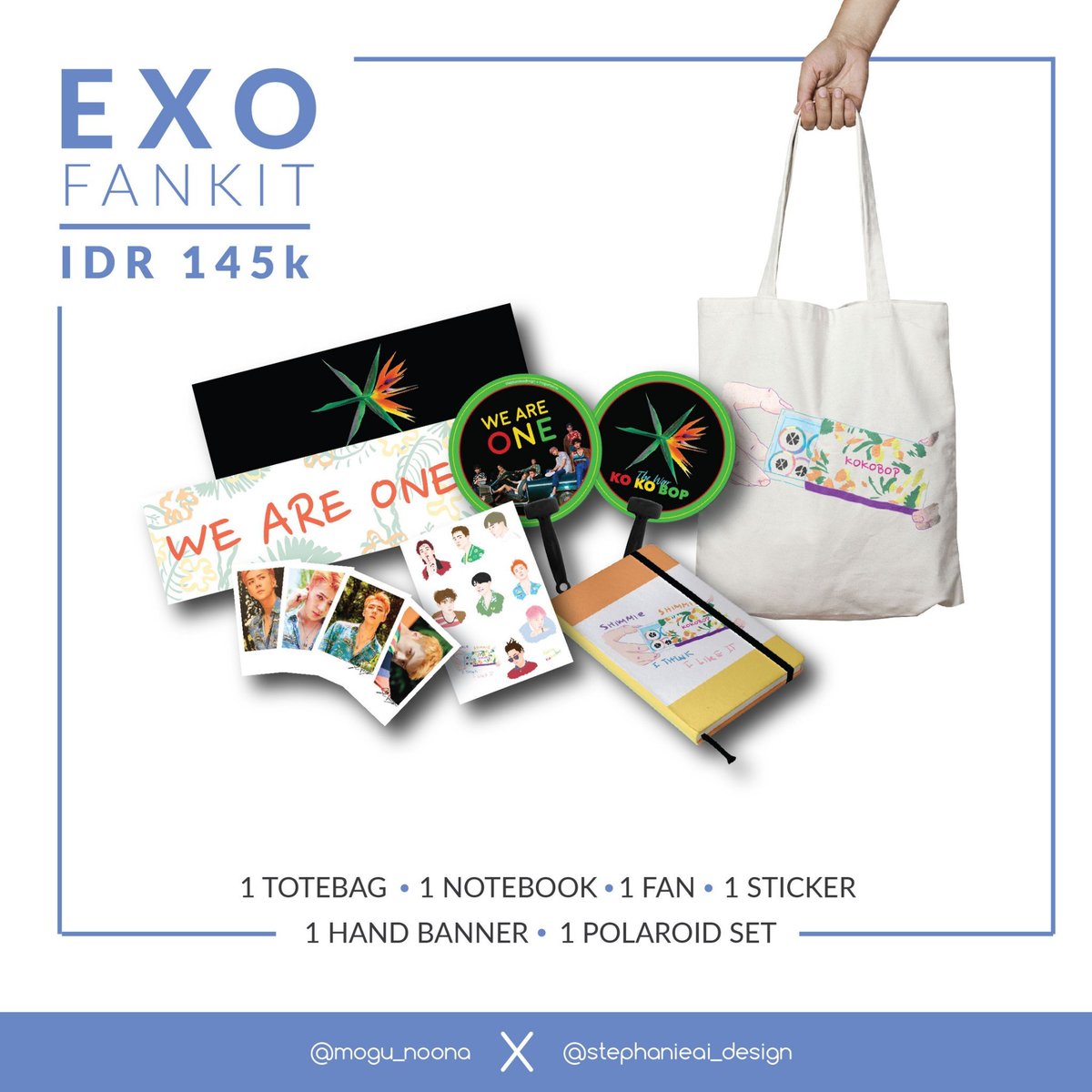 lemonsstah__'s tweet photo. Jual EXO fankit. Bisa diambil di venue Music Bank #exofankit #kpopshopina #exomusicbankjkt #MusicBankJKT #exomerch #fanmade #exofanart https://t.co/8FzSbcMae6