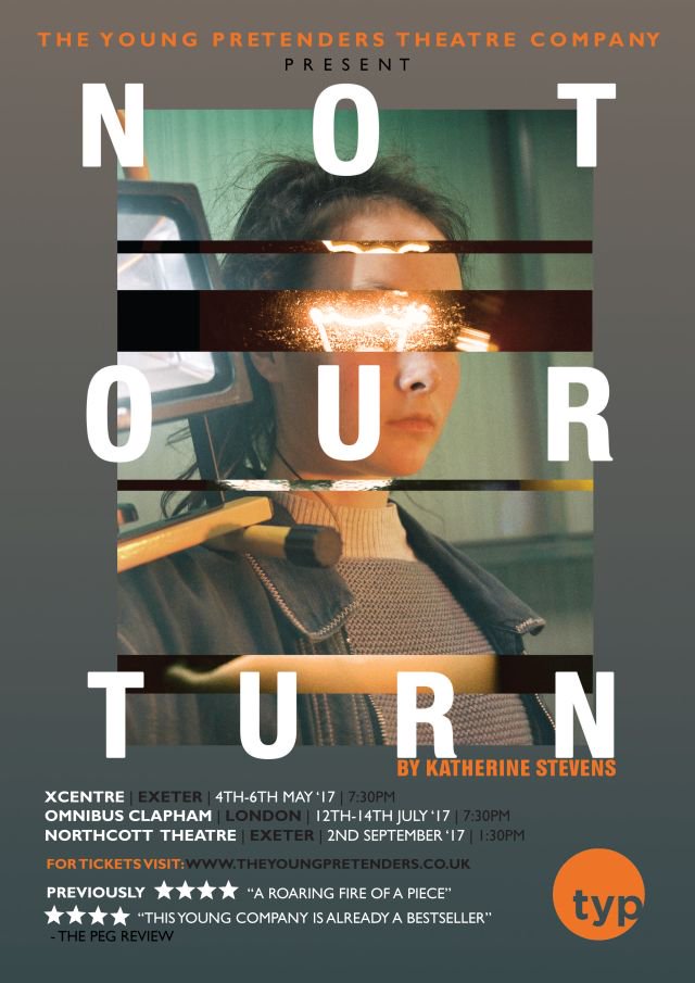 CygnetTheatreUK's tweet photo. THIS SAT: Catch the award-winning @TY_Pretenders for their final summer performance of #NotOurTurn 2nd September @ExeterNorthcott  at 1:30pm https://t.co/XxQBaXoqmo