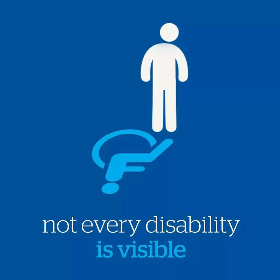 helmicmom's tweet photo. As people are dealing w #Harvey it's VITAL we keep in mind not Every #Diability is Visible
#InvisibleDisibilities https://t.co/nndWVT4vha