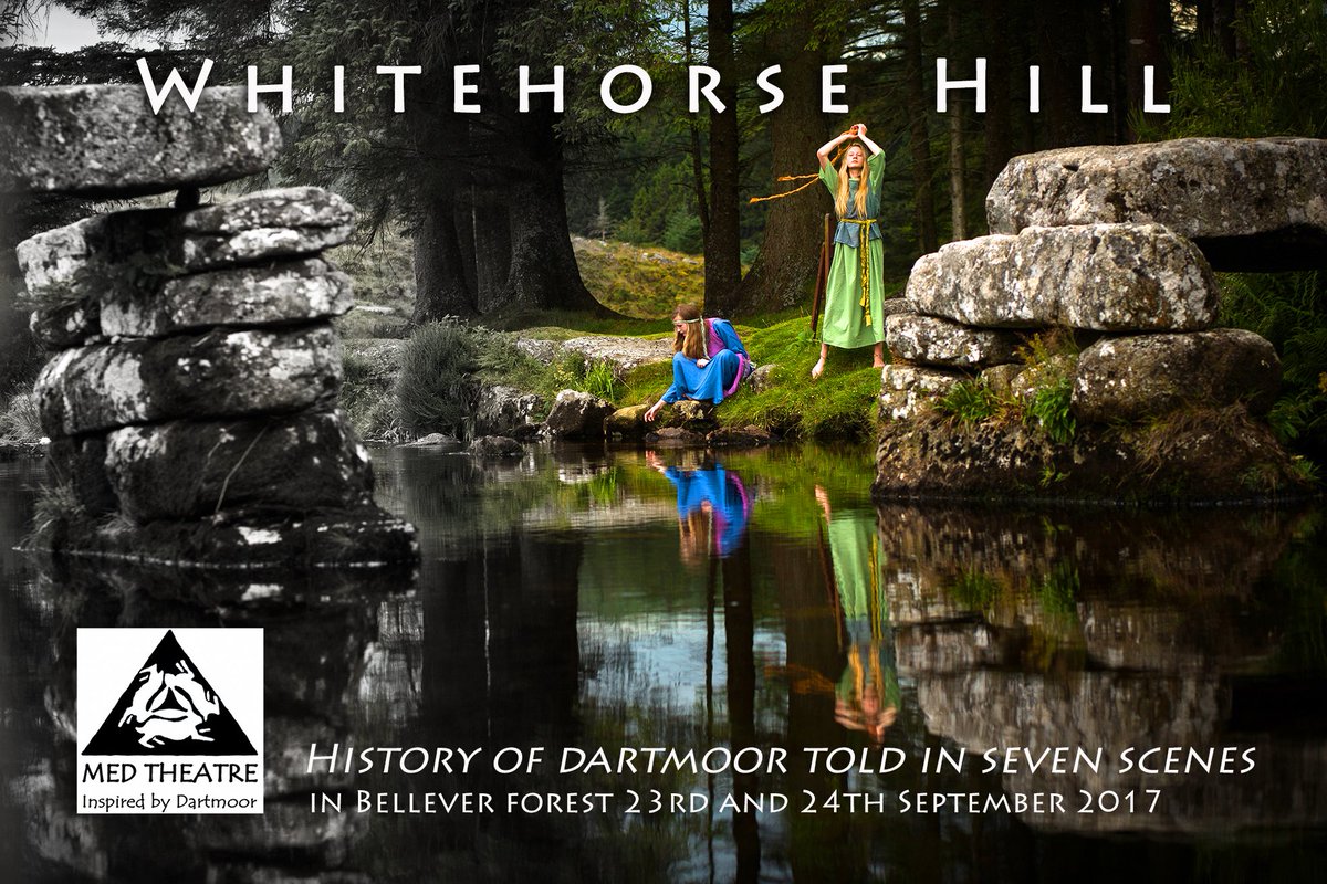 medtheatre's tweet photo. 'Whitehorse Hill' play promenades a history of #Dartmoor through Bellever Forest. Sept 23rd &amp; 24th, 6pm. Free entry but must book places! https://t.co/aMOoAHgcj2