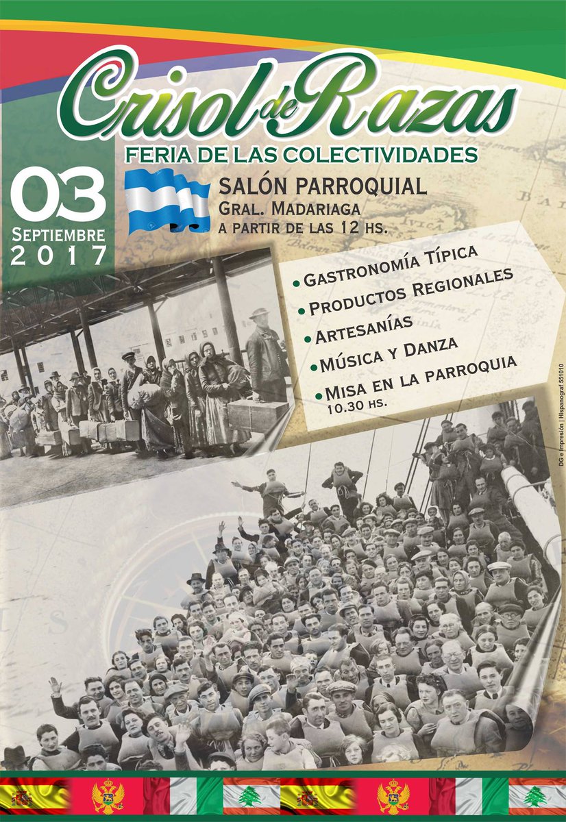 MadariagaTur's tweet photo. Este Domingo no te pierdas una nueva edición de la Feria de las Colectividades - 12 hs. en el Salón Parroquial. https://t.co/hB9jbB3642 https://t.co/oAL6ZMpxu9