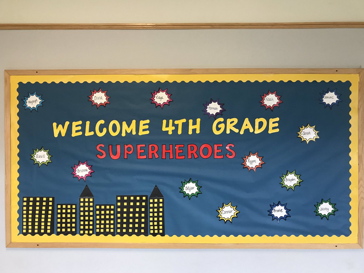MelindaGowdey's tweet image. Welcome Back! I'm ready to meet our 4th Grade Superheroes! #letsdotthis