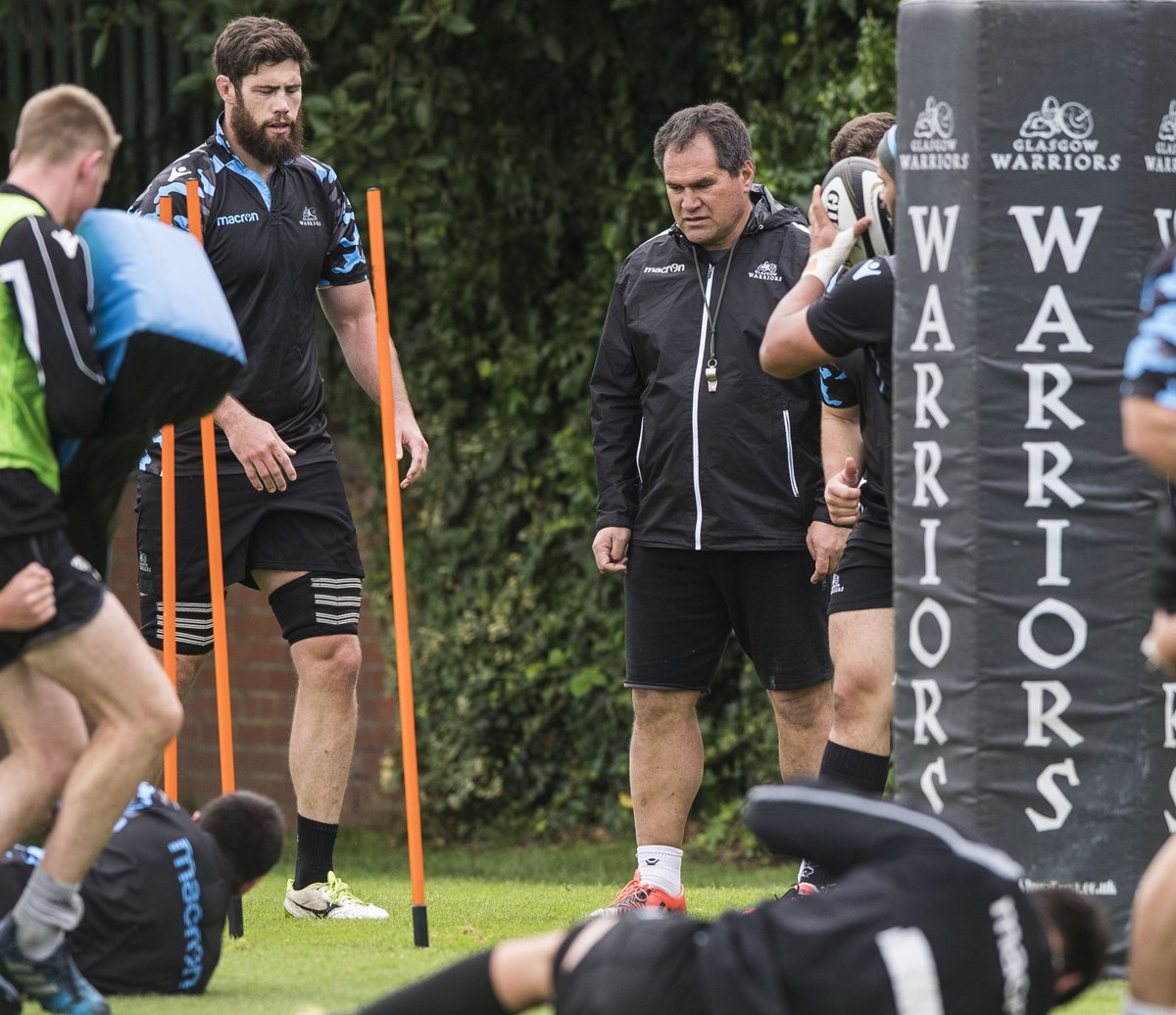 GlasgowWarriors's tweet photo. 📸 The squad hard at work ahead of the first game of the new season on Saturday against @connachtrugby in Galway live on @bbcalba https://t.co/Gp3RC15Dz8