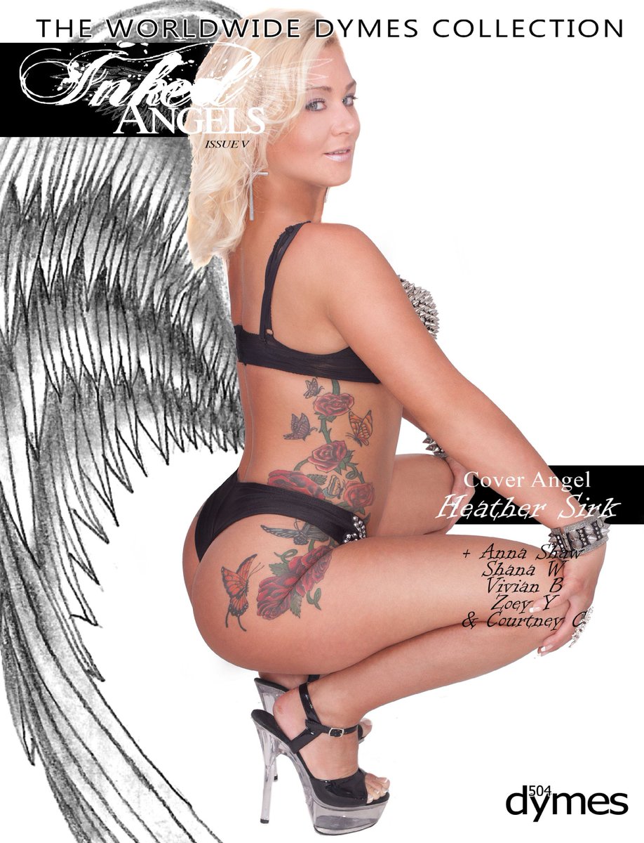 HeatherSirk's tweet photo. My Cover of 504Dymes Inked Angels #heathersirk #tattoo #sexy #angel #inkedangel #fitness #Indiana #sexy #model https://t.co/rCJAXwkkhu