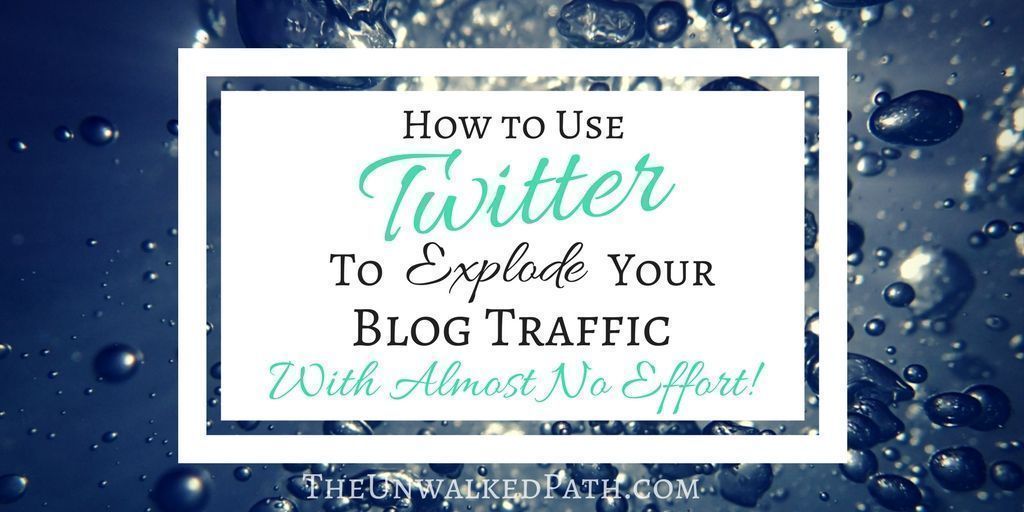 TheUnwalkedPath's tweet image. **HEY BLOGGERS** Don't miss The Simple Hack for how to use Twitter to boost your Blog views!
buff.ly/2xxfaD3