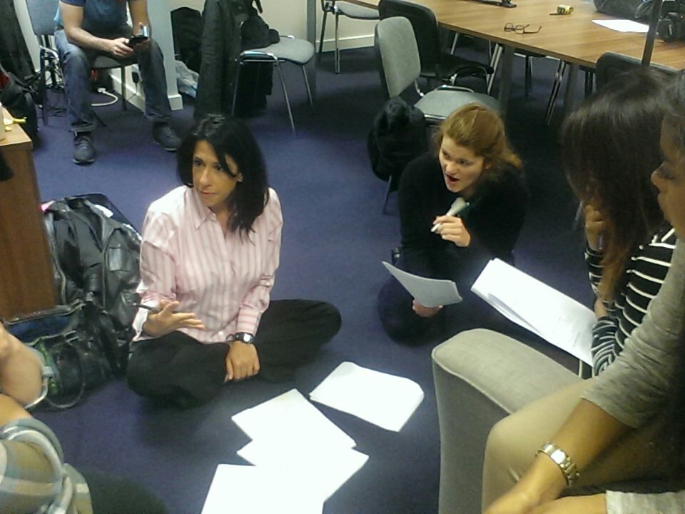 Miriam_Barker1's tweet photo. Working through the script before starting to shoot with @NatWorGroup on their @FixersUK campaign on #CSE https://t.co/NwHWRjp9rn