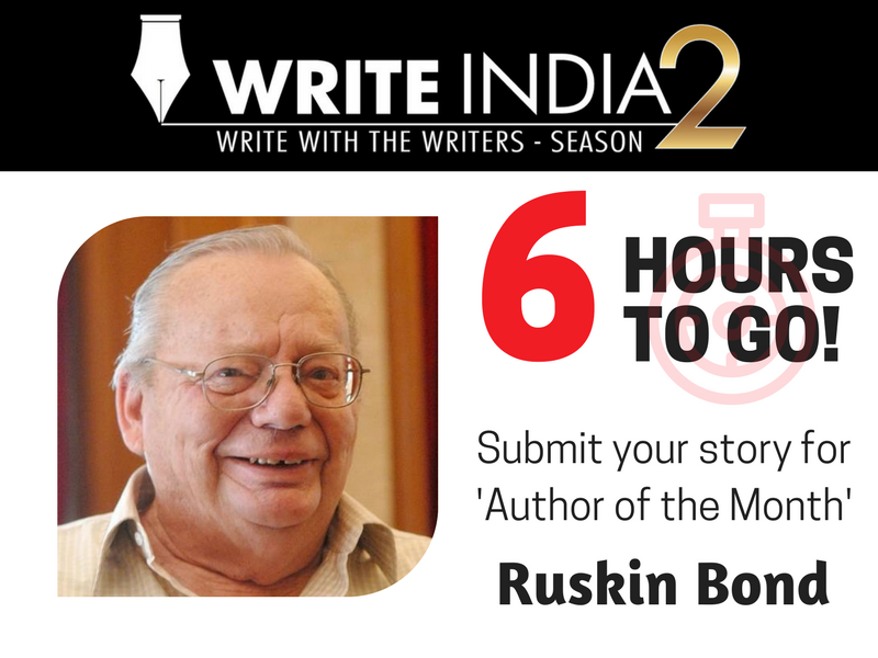 TOI_Books's tweet photo. Have you submitted your #TOIWriteIndia story for author of the month Ruskin Bond yet? Hurry &amp; submit before 12AM : https://t.co/y2IUKawlqo https://t.co/doxbqruKD1