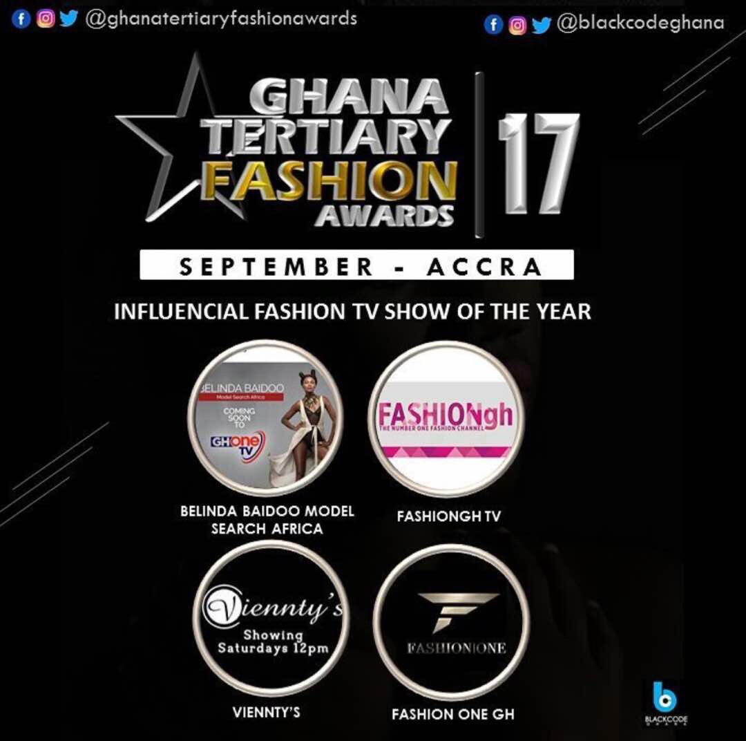 bbmsafrica's tweet photo. We had a nomination at the @ghanatertiaryfashionawards as one of the Influential Fashion TV shows of the year. https://t.co/qq82my2xwV