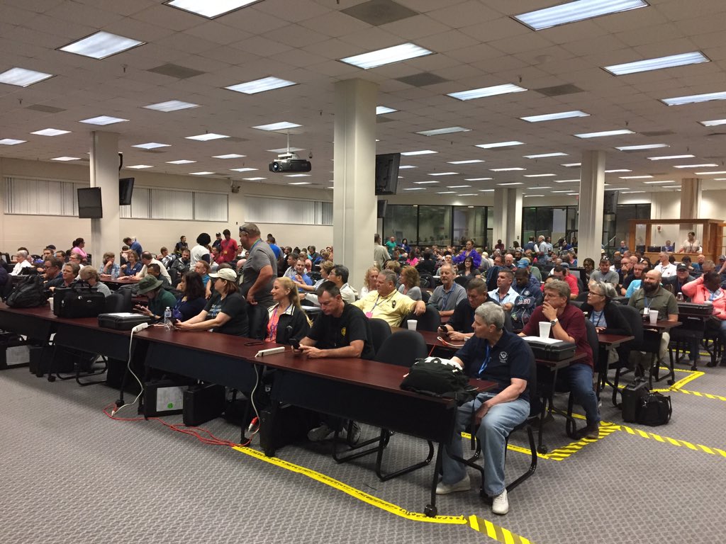 Always1PAO's tweet photo. First group of #FEMA augmentees for #DHS #SurgeCapacityForce near end of training before moving on to #Texas @fema https://t.co/W3TfXyvk27