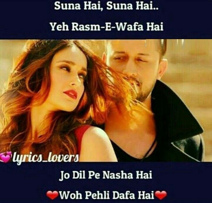 Dilkibaate's tweet photo. #Suna hai, suna hai..
Yeh #Rasm-E-Wafa hai
Jo #Dill pe #nasha hai
❤️Woh #Pehli #Dafa Hai❤️ https://t.co/fdlu2dUXce