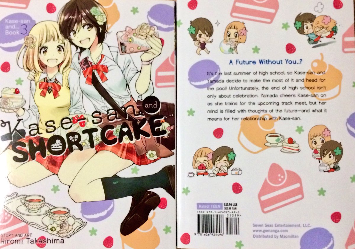 ショートケーキと加瀬さん英語版届きました。翻訳ありがとうございます! sniff sniff 