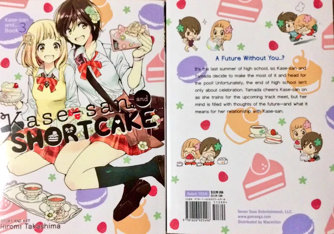 ショートケーキと加瀬さん英語版届きました。翻訳ありがとうございます! sniff sniff 
