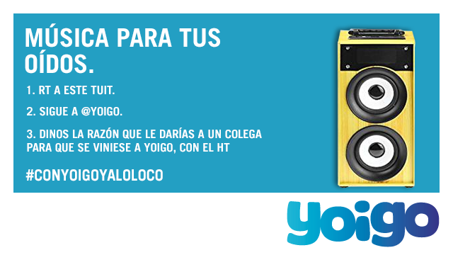 yoigo's tweet photo. 🎁SORTEO Nº3🎁

¡Conviértete en el centro de la fiesta y sorprende a tus amigos con este impresionante altavoz portátil! 🔈💃

#ConYoigoyALoLoco https://t.co/xE2IsUIipH