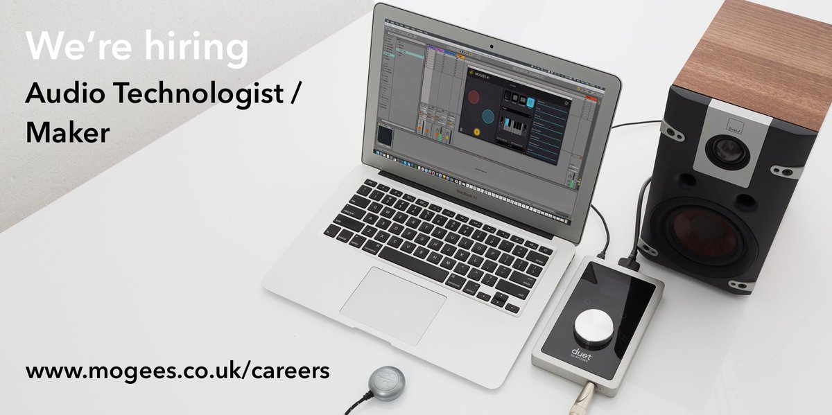 Are you an Audio / Rapid Prototyping Guru? Come help Mogees out! Hiring nowwww >> bit.ly/makermogees