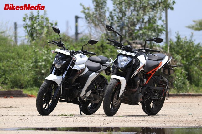 BikesMedia's tweet photo. @India_Yamaha #FZ25 Vs @ktm_india #Duke250. Clash of the titans-
https://t.co/H2wcCKkcih #bikesmedia #magazine #bmsquad https://t.co/88y7U7Un7P