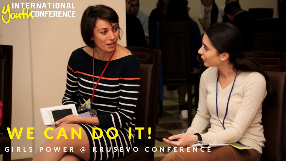 iyckrusevo's tweet photo. Girls power to Krusevo Conference! #IYC2016 #KrusevoConference https://t.co/Up8DmmWVf1