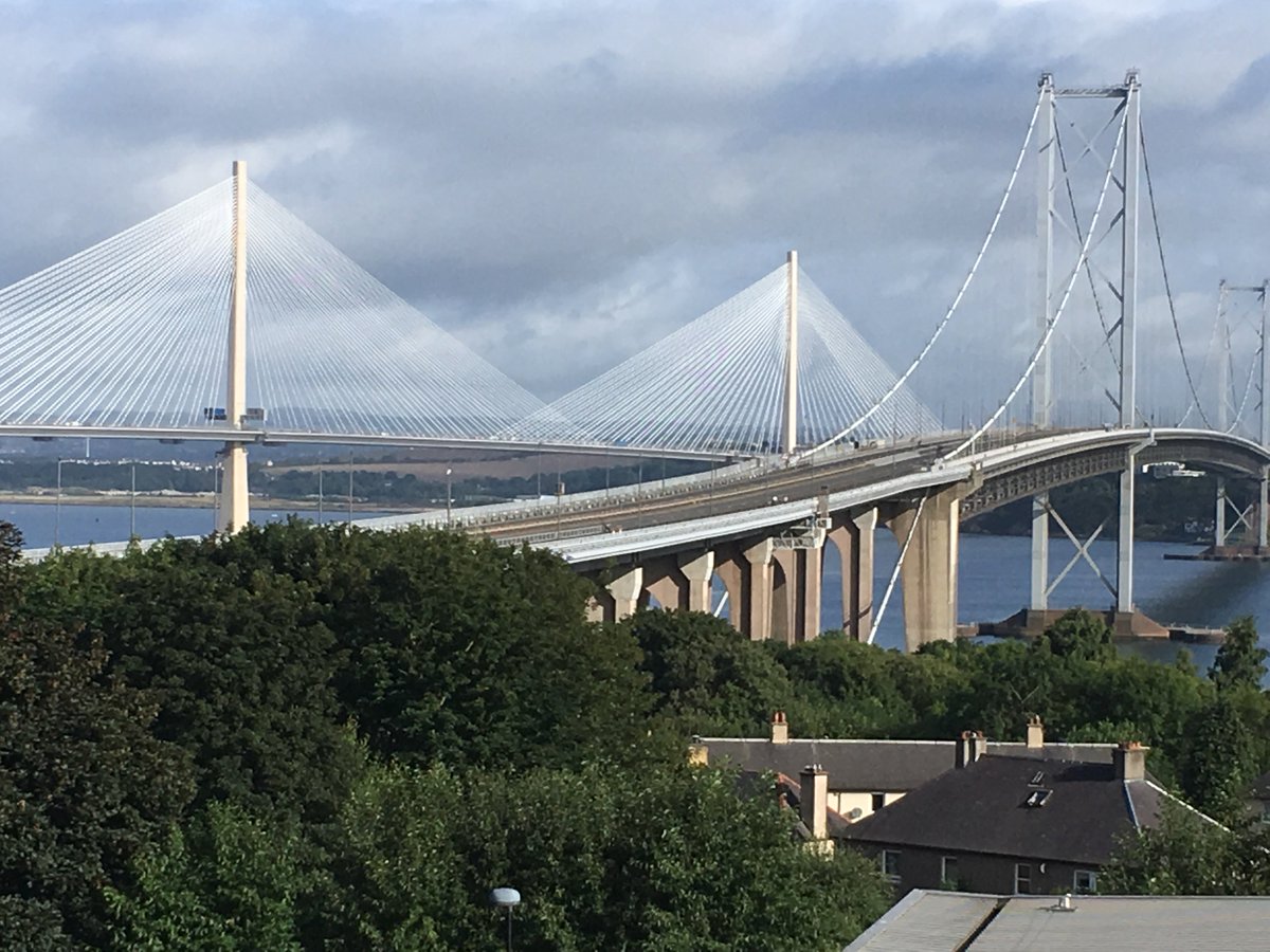 The Queensferry Crossing is finally open. We know it's abridge but a thing of beauty!!