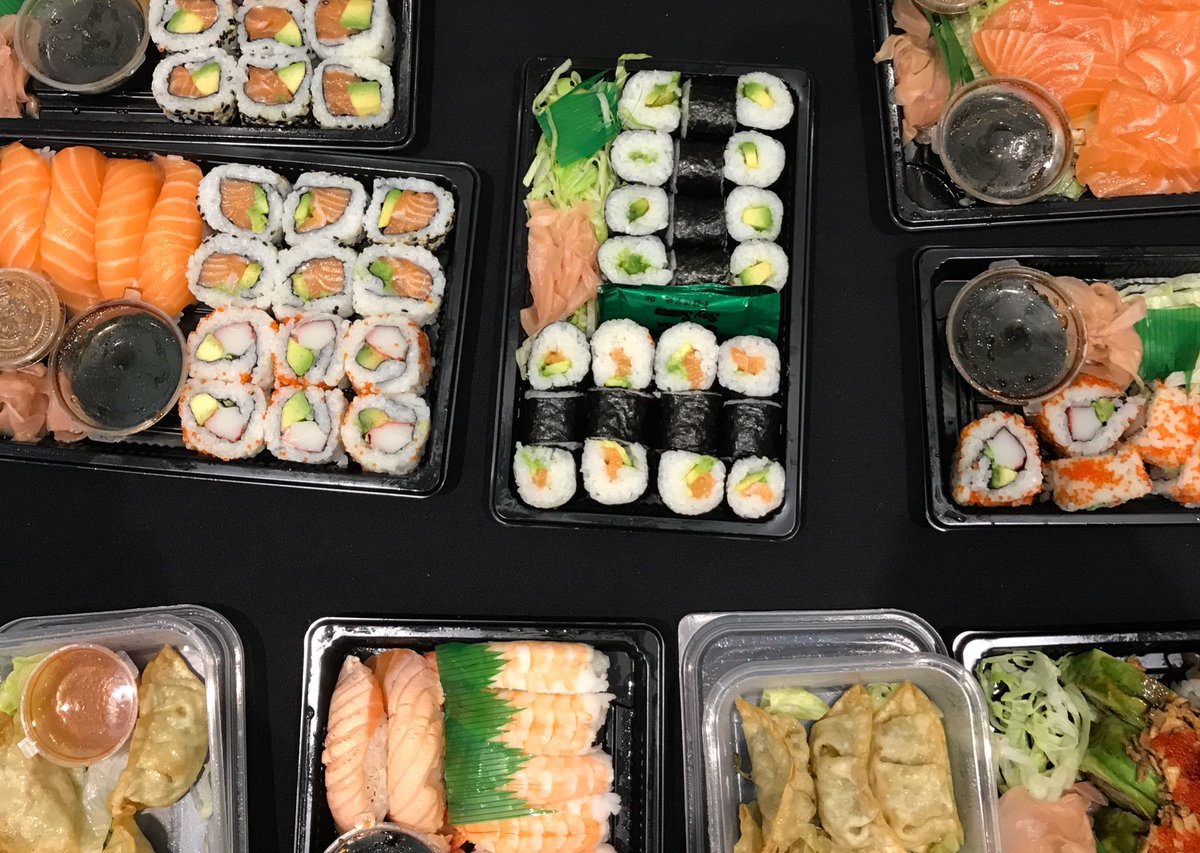 BrandDialogueUK's tweet photo. Excited to win the #OrderLikeABoss competition from @Deliveroo! Sushi for everyone! #welovefood https://t.co/kWcnfRL8LJ