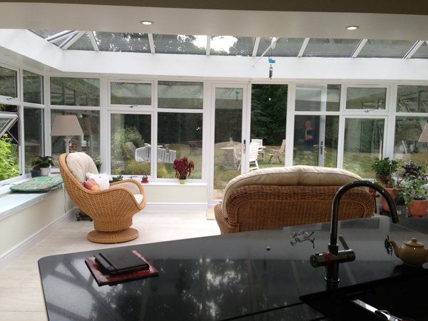 RoomOutside's tweet photo. Keeping warm with our special glass in a #RoomOutside kitchen #Orangery extension #WestSussex #Billingshurst https://t.co/Jvz3C9LW6u