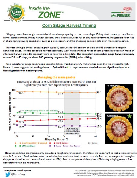 What is your plan for more milk ? Silage season coming up....views have changed. Looking at mill line is key to maximizing starch. #silage