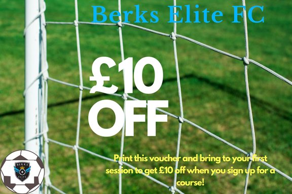 berkselitefc's tweet photo. £10 off your first booking! Grab your offer now! #footballacademy #discount #offer https://t.co/wYgcZziTBQ