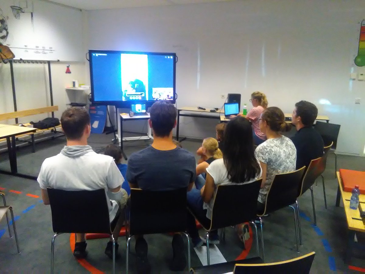 BoomRene's tweet photo. Professionalisering Buitensport: 4ejaars adventure studenten  @Sporthogeschool in 1e contact met organisaties om doelgericht te adviseren... https://t.co/BPnCVN3OvY
