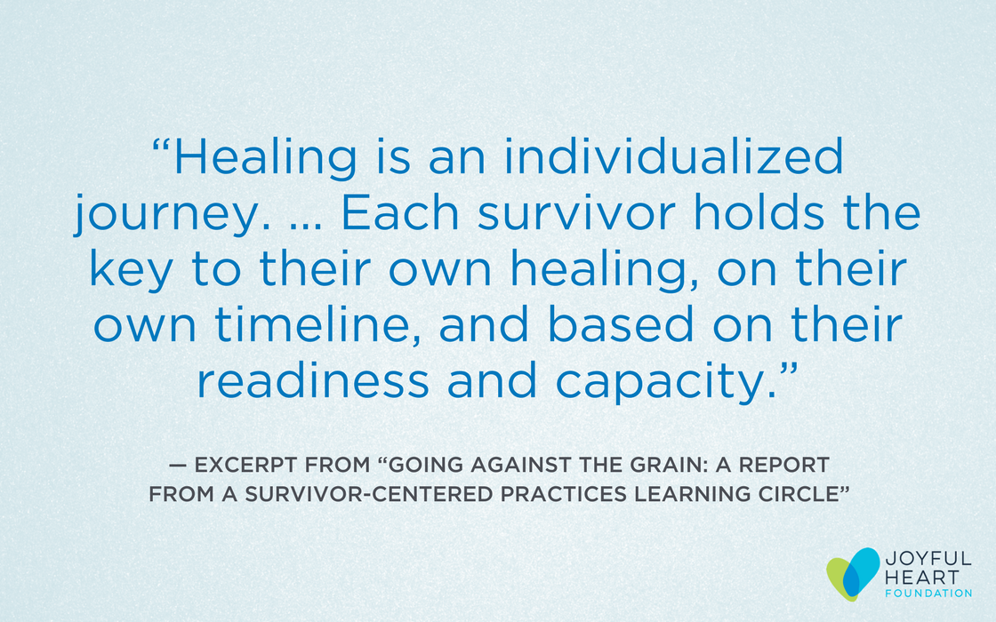 TheJHF's tweet photo. #WednesdayWisdom: "Survivors should be recognized as whole people and experts of their own experiences." https://t.co/XLITuYgCDI https://t.co/ueKwze5BWa
