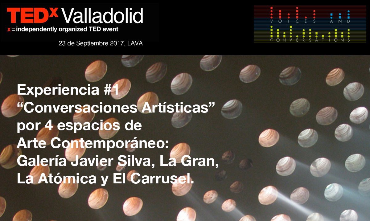 ¿Arte contemporáneo en Valladolid? ¡Claro que si! "Conversaciones Artísticas" con cuatro espacios punteros del arte: tedxvalladolid.com/experiencias-y…