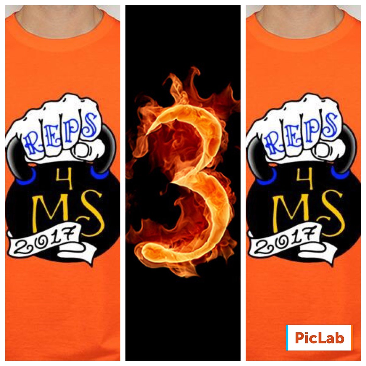 Reps4MS's tweet image. The heat is on!!! Only 3 days left to order the @Reps4MS 2017 t-shirt. Get ‘em while they’re hot 🔥🔥🔥
#reps4ms #ms #CrossFit #forthecause