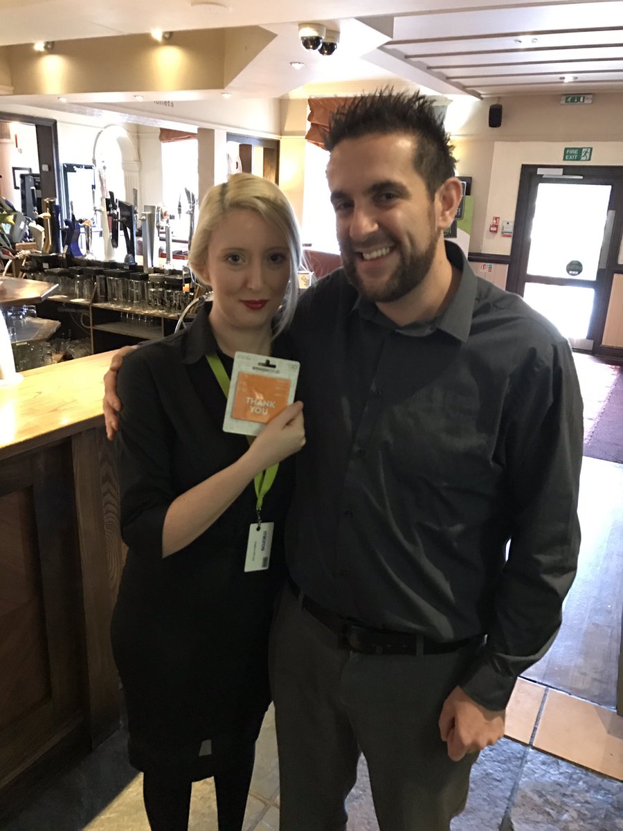 Kirstin receiving her special prize for receiving so many clarabridge and TripAdvisor reviews. A real gem and well deserved @TTWI_Midlands