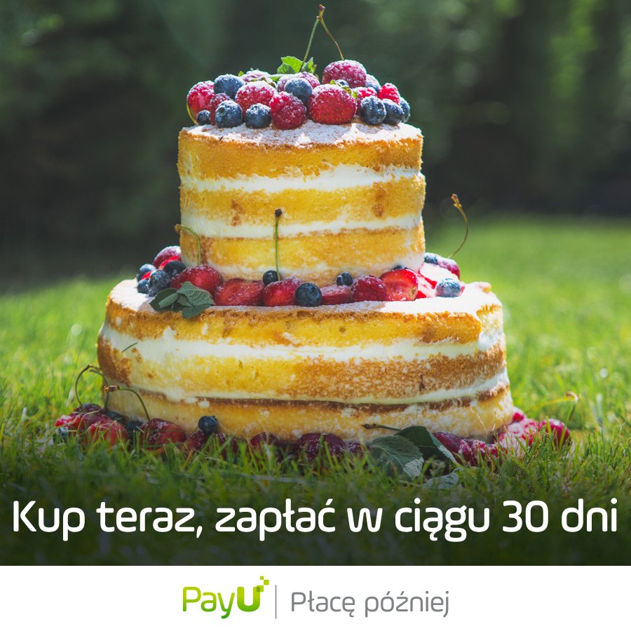 Etortypl's tweet photo. We współpracy z @PayU_pl wprowadziliśmy nowy rodzaj płatności! Dzięki PayU Płacę później możecie zamawiać torty z opcją późniejszej zapłaty! https://t.co/oVDKOjLFkp
