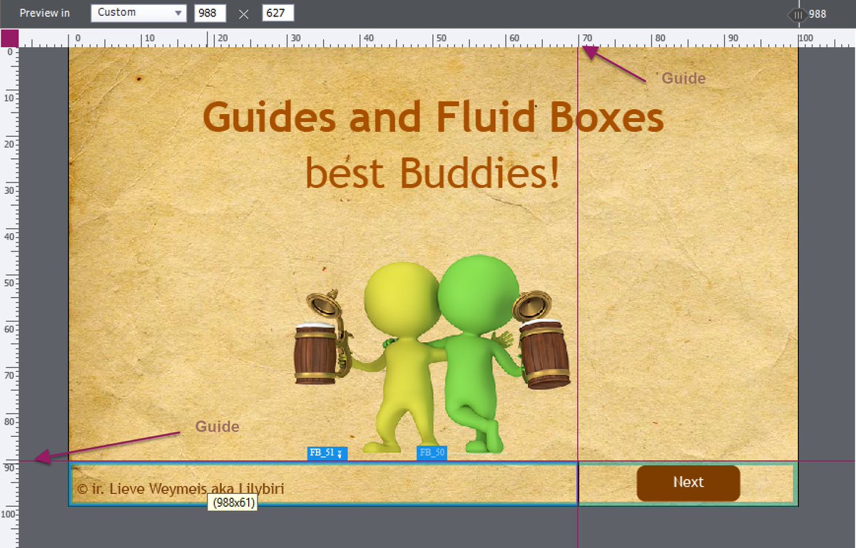 Lilybiri's tweet photo. #cptips Use Guides to set up #FluidBoxes in #AdobeCaptivate 2017. https://t.co/pN1zvHkq7J