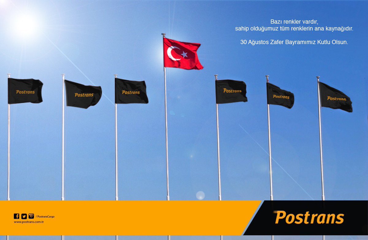 Bazı renkler vardır, sahip olduğumuz tüm renklerin ana kaynağıdır. #30ağustoszaferbayramı
#postrans