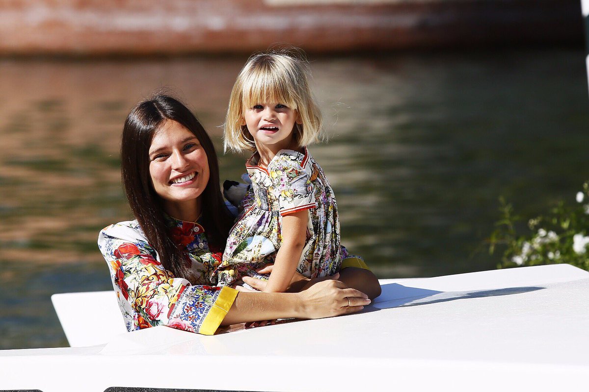 Dolce Gabbana As The Family Arrives In Venice For The 74th Venice Film Festival Bianca Balti And Daughter Mia Wear Dolce Gabbana Dgfamily T Co Imzpqf1znt