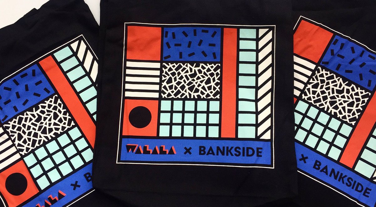 BanksideDesign's tweet photo. COMPETITION TIME 🎉 We're giving away 20 limited edition @camille_walala tote bags to celebrate #LDF17 - retweet &amp; follow us to win🔸🔴🔹 https://t.co/LTEKNjkYQ4