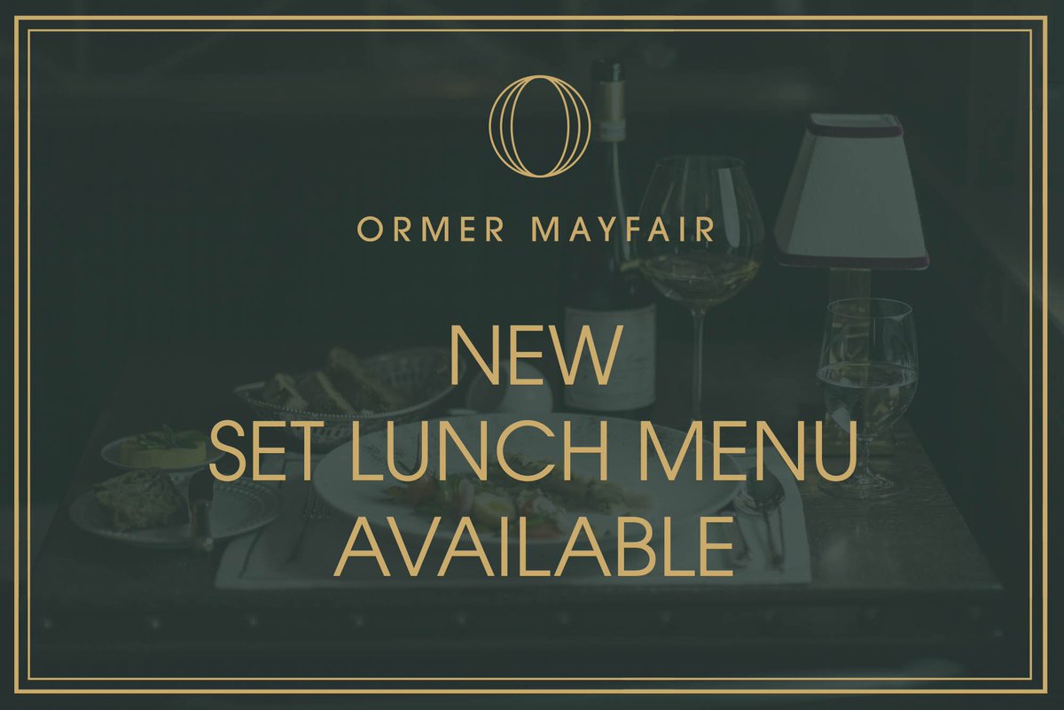OrmerMayfair's tweet photo. 🍷New Set Lunch Menu launched today - anyone fancy a Jersey Wonder Doughnut? https://t.co/o1edmxLDTw