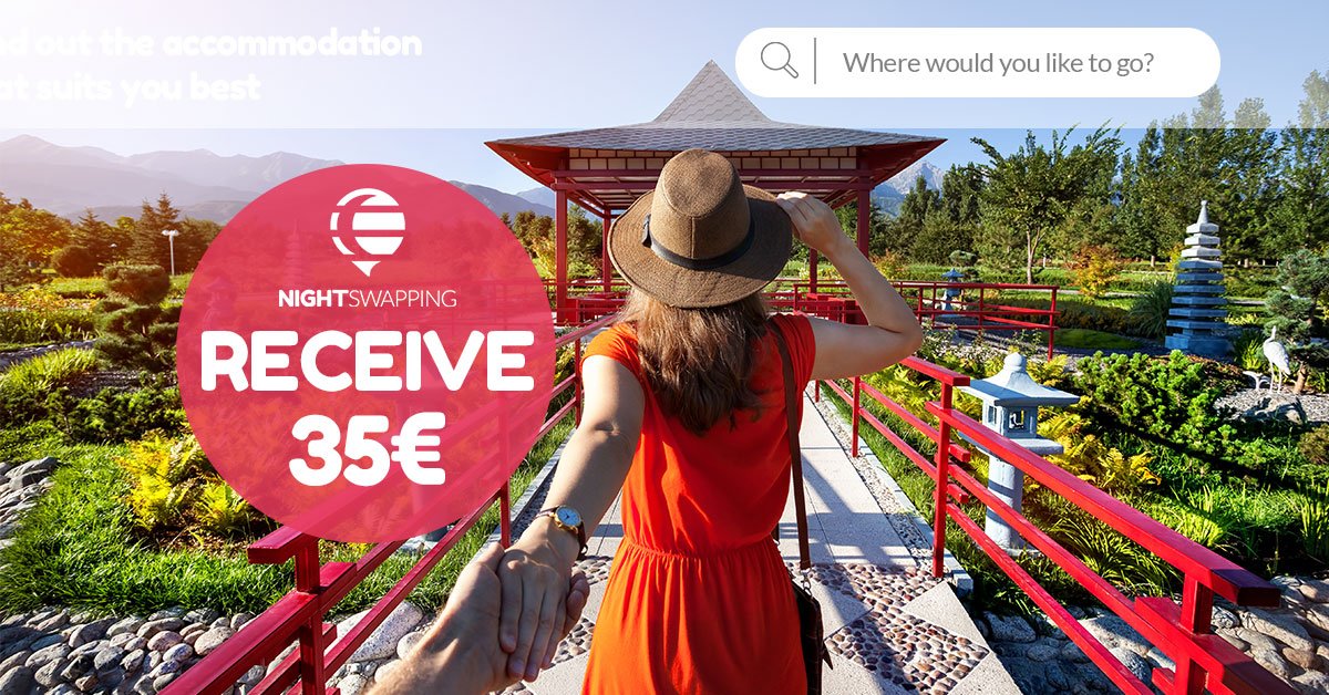 NightSwapping's tweet photo. 2 days Left ! Get 35€ OFF in your next trip. Use "NS082017" code.  Avalaible for all reservation made before 31/8/17 https://t.co/6jC8R7wcvK https://t.co/EEvEMrhgZq